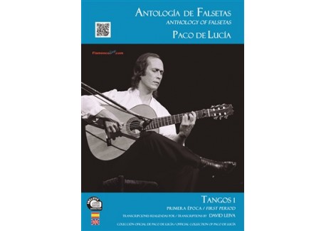 Paco de Lucía - Antología de falsetas de Paco de Lucía. Tangos 1 Primera época (LIBRO+CD)