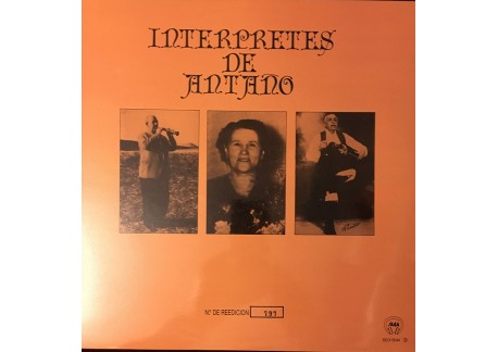 Interpretes de Antaño (vinyl)