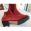 Flamenco boots  ArteFYL - piel roja - size 39 1/2