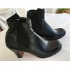 woman boots buleria - black leather - size 40 1/2