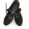 Flamenco shoes Dolores - black suede - size 35 1/2