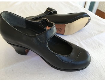 Flamenco shoes -  Dolores black leather size 33
