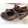 Flamenco shoes Mercedes - arteFYL - brown leather - size 34