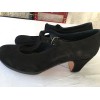 Flamenco shoes Taranto - black suede - size 36 1/2
