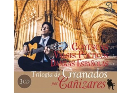 Juan Manuel Cañizares - Trilogía de Granados por Cañizares. Danzas Españolas Vol 1, Valses Poéticos Vol 2, Goyescas Vol 3 (3CDs)