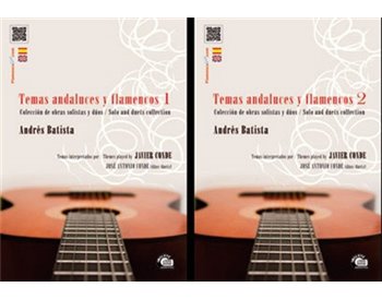 Andalusian and Flamenco themes Vol 1&2 (2book&2cd) - Andrés Batista