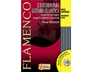 12 estudios para Guitarra Flamenca Nivel Superior 