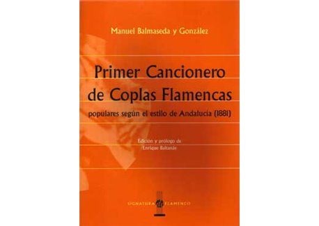 Primer Cancionero de Coplas Flamencas