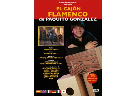 The flamenco cajón by Paquito González 2DVD + book