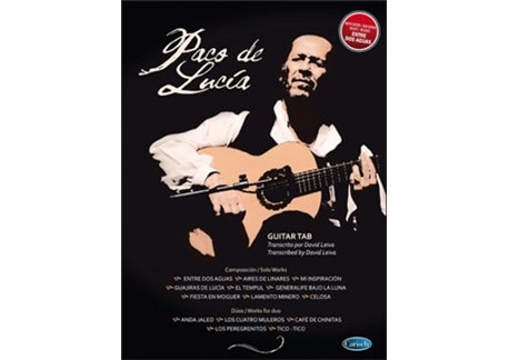 Paco de Lucía guitar tab, antologhy. libro
