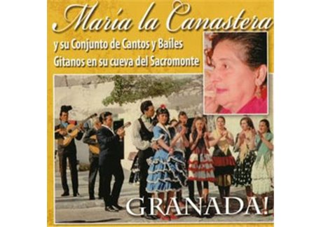María la Canastera y su conjunto de cantos y bailes.